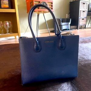 Blue Michael Kors purse